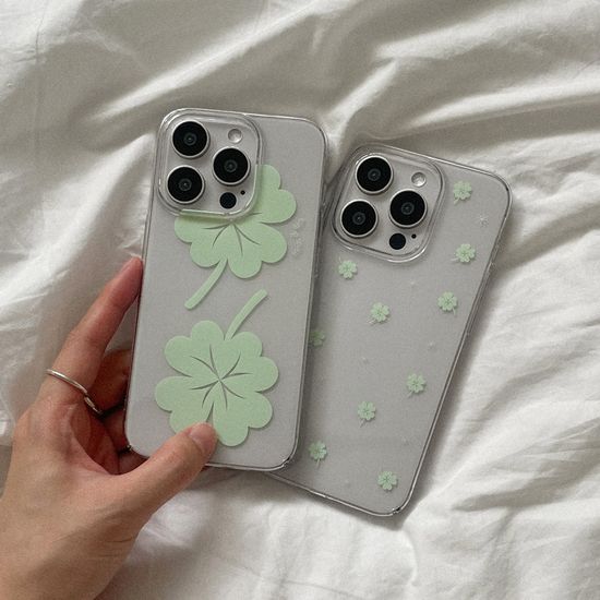 kind of luck 아이폰 폰케이스 투명 하드