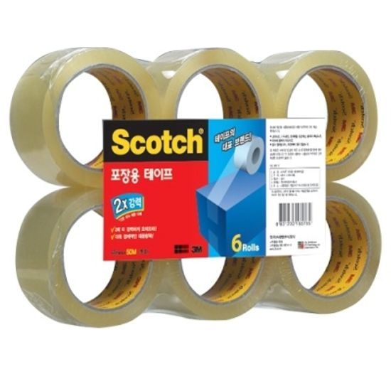 [3M] 포장용테이프 3615-6 투명 [팩/1] 147300