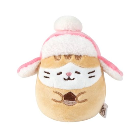 모찌타운 양털모자 미니 핫팩인형