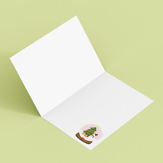 크리스마스카드 XYA2303 - 기쁨과 웃음이 가득 성탄절