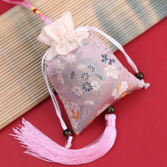 전통 고풍스런 노리개 복주머니 분홍색(WDA6FC7)