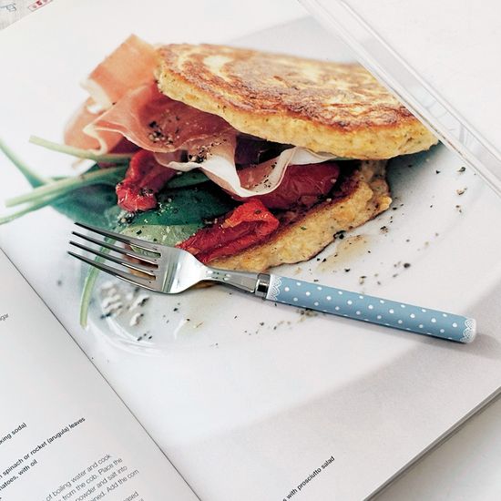 핑크 도트 스푼 & 포크 세트 스몰