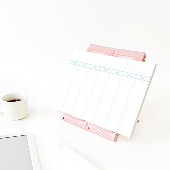 손안에 독서대 - 연핑크