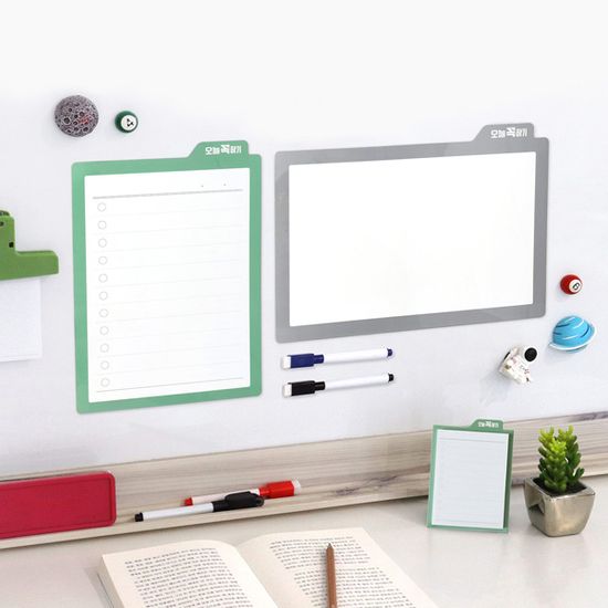 오늘 꼭 하기 마그넷 메모보드(보드마카증정)