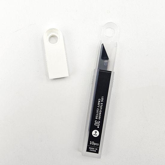 LOG 커터날 커터칼 30도 리필칼날 9mm 10개입