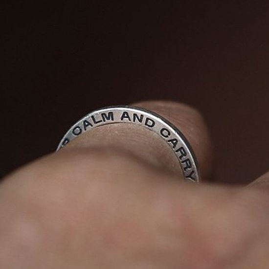 [수크] RS-118 WOL반지(Wall Of Letters Ring)