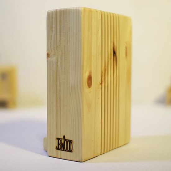 [제이비우드] 원목 공명 무전력 스피커