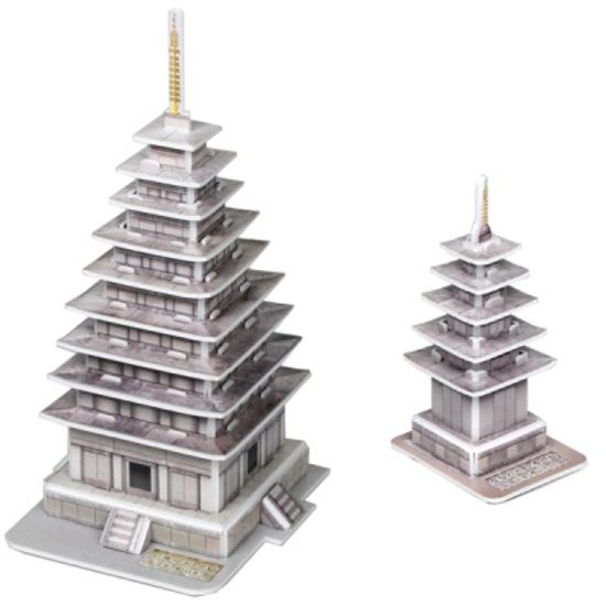 입체퍼즐미륵사지석탑과 정림사지오층석탑