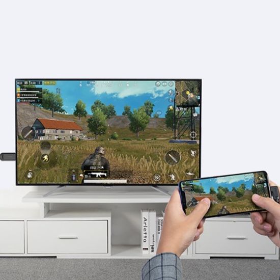 벤션 90도 C타입 HDMI V2.0 미러링 케이블 1.5m