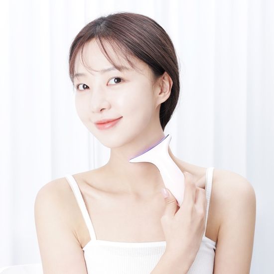[오엘라] 브이라인 얼굴 목 저주파 넥케어 마사지기 