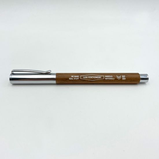 LOG RP-303 Natural Wood Rollerpen - 네추럴우드볼펜