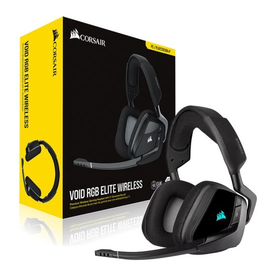커세어 무선헤드셋 VOID ELITE WIRELESS CARBON