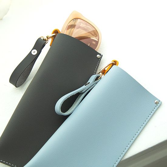 국내제작 고리형 프리미엄 안경 수납 파우치