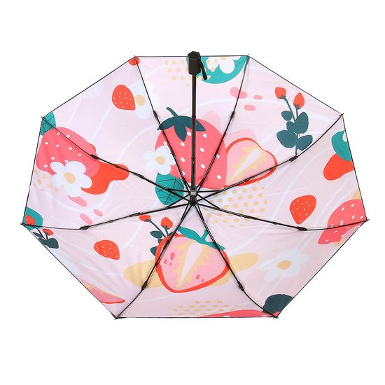 UV차단 3단 양산겸 우산(블랙딸기)