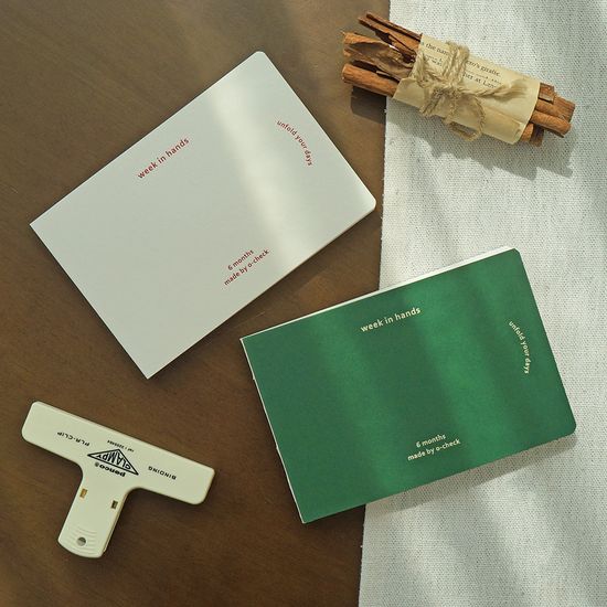 오첵 위크인핸즈 가로형 핸디플래너