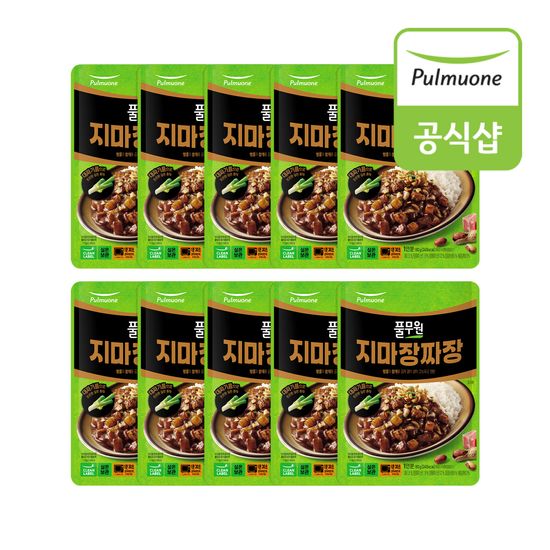 풀무원 지마장짜장 덮밥소스 180g x 10개
