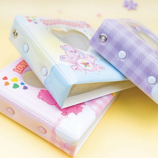 루카랩 케어베어 하트 3공 포켓 바인더 