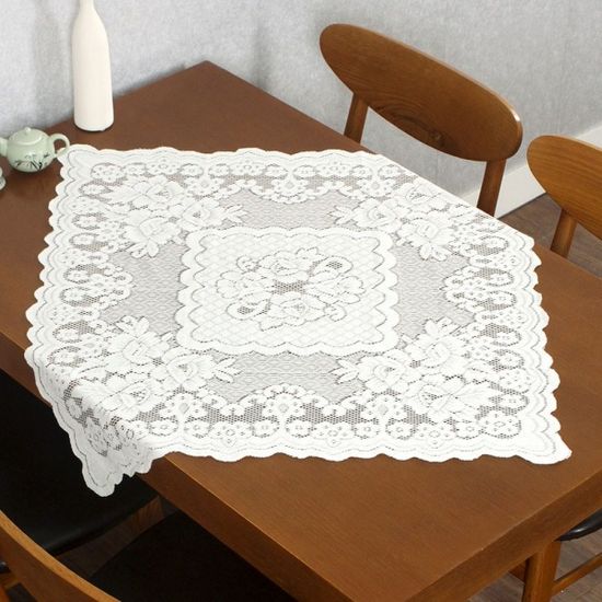 프렌치 로맨틱 레이스 테이블 식탁보(76x76cm)[WADFA2