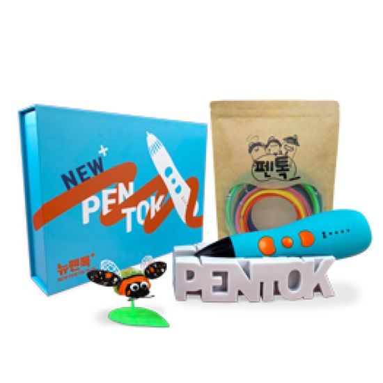 뉴펜톡 플러스 3D펜 패키지+5m20색 PLA 필라멘트