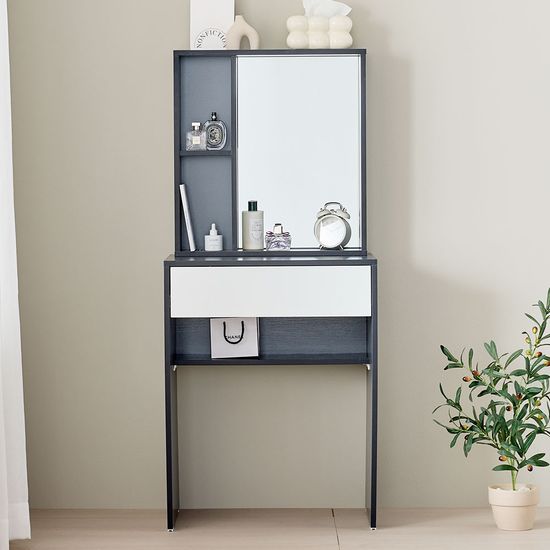 라일 콘솔 수납 화장대 거울 세트 800 (착불)