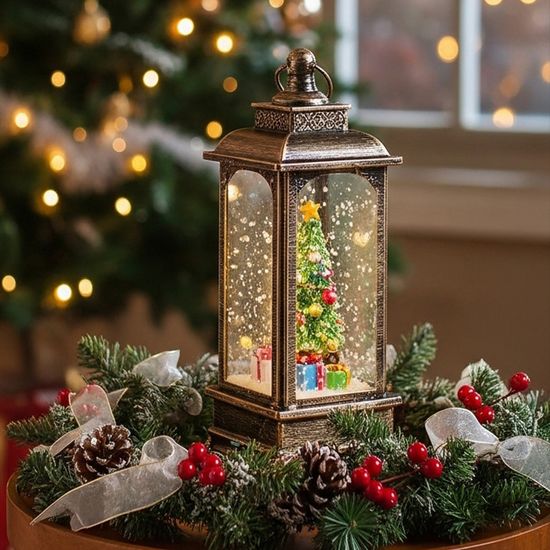  크리스마스 오르골 스노우볼 무드등 LCM-OS03