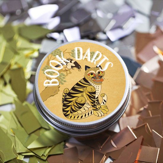 명화북다트 금속책갈피 25개입