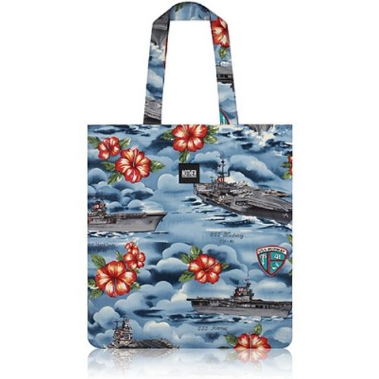 nother Hawaiian Battle Ships Flat Tote Bag / 나더 하와이안 배틀쉽 플랫 토트백