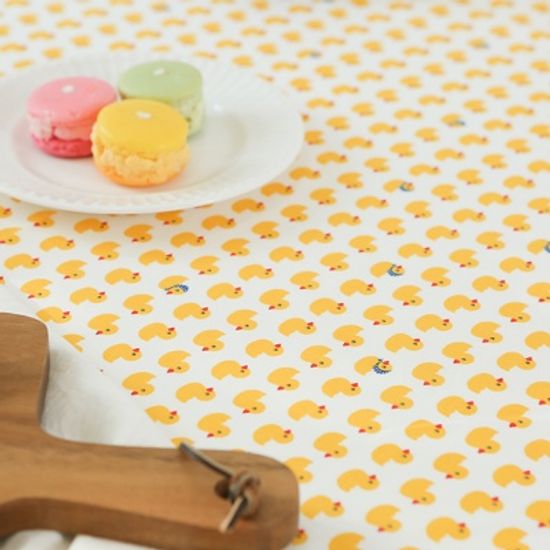 아기오리 면 식탁보 테이블보 덮개