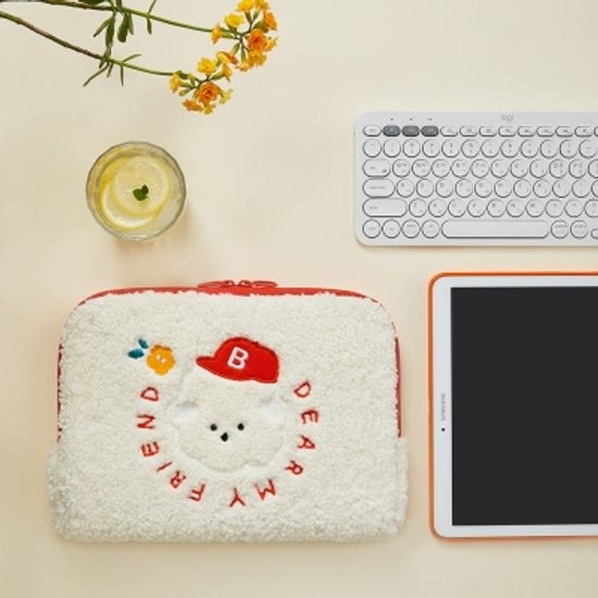 [아이패드/13인치] 포켓 파우치_덤블비숑