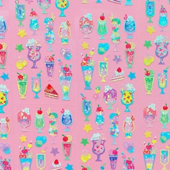 트윙클 Parfait and Soda 칼선 스티커