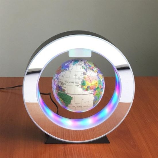 LED 자기부상 지구본 무중력 지구본 무드등 4인치 영문