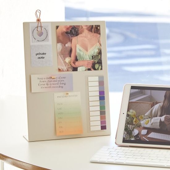 스탠딩 메탈 보드 L (A4)  - 금속 메모보드