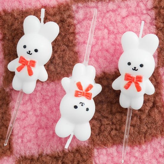 미니 파티 초 곰돌이/토끼