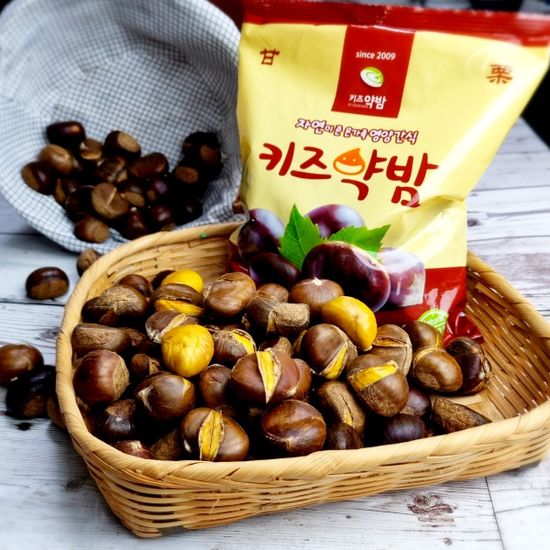 e키즈약밤)  햇 약단밤 칼집밤 500g 2팩