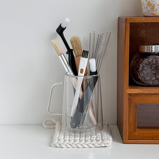 홈카페 커피머신 텀블러 청소솔 세척브러쉬 세트 6종