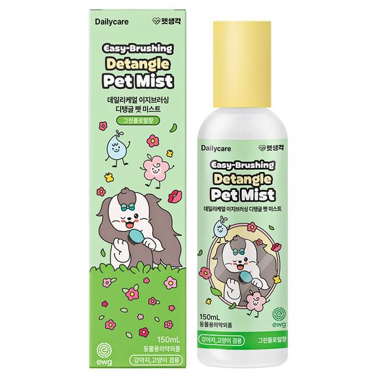 펫생각 데일리케얼 강아지 항균 보습 디탱글 미스트 