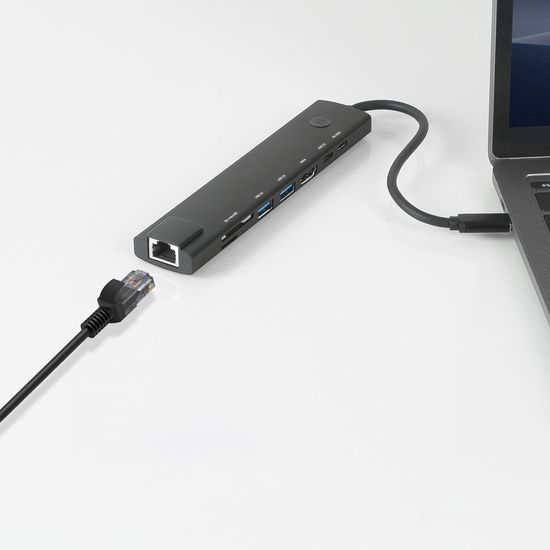 아이노트 8IN1 C타입 멀티 허브 화면잠금 CH63P