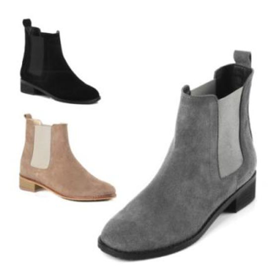 [쥬아나윤]쥬아나윤 Chelsea 소가죽스웨이드 첼시부츠