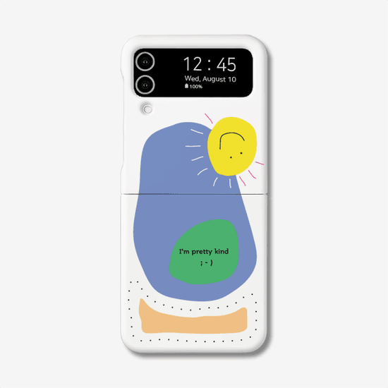 MANCHWI 친절한돌멩이 Z플립3/4 하드케이스