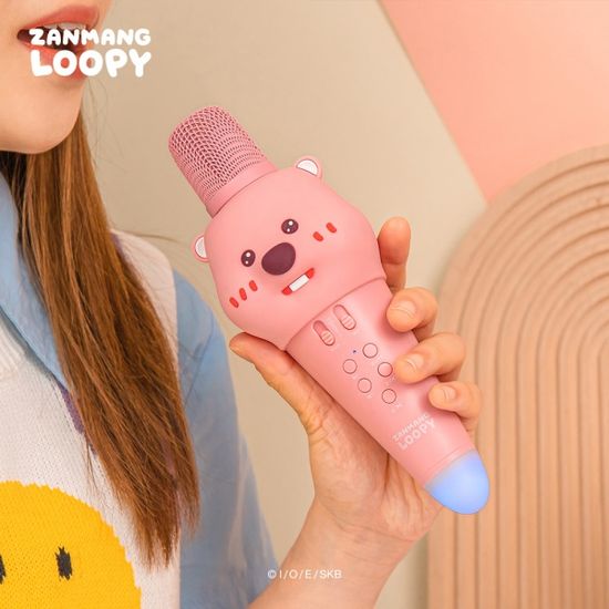 잔망루피 블루투스 마이크 휴대용 노래방