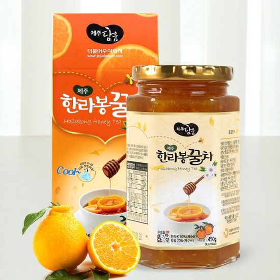 100%제주산 농산물 한라봉꿀차(450g)청정제주 특산물