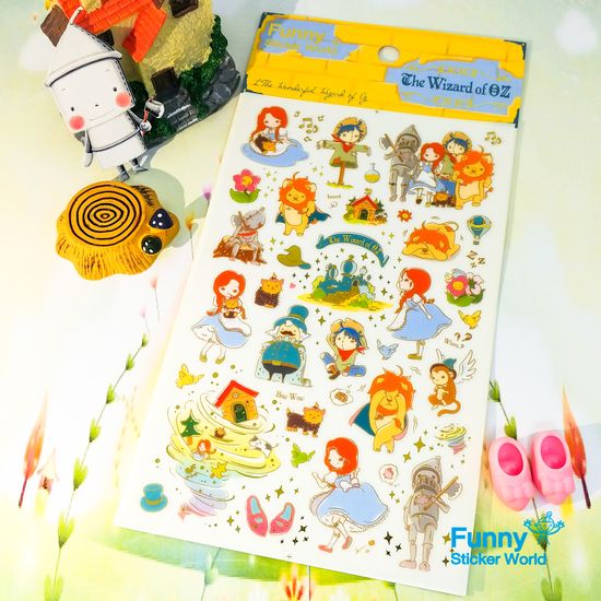퍼니스티커 T904 오즈의 마법사 PVC 스티커