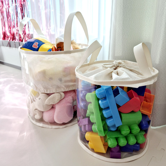 아오라 장난감 정리함 TPU 원형 사각 보관함