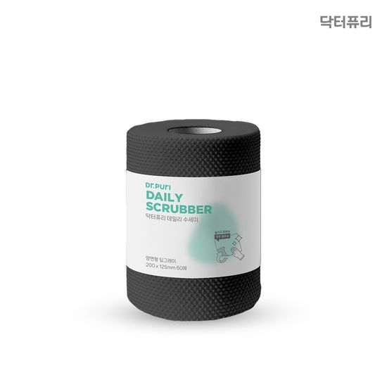 닥터퓨리 일회용수세미 소형 60매x4입 (색상선택)