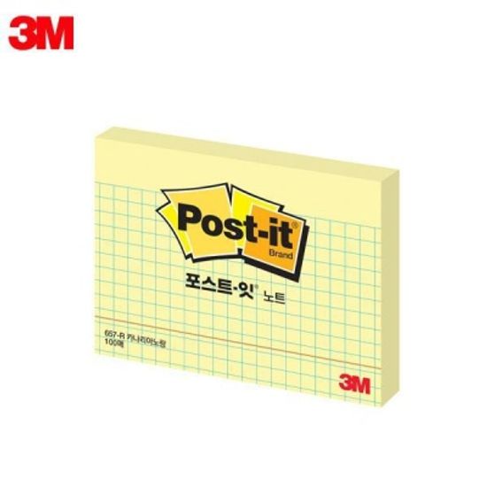 3M 포스트잇 일반형 657R 격자 [00031677]