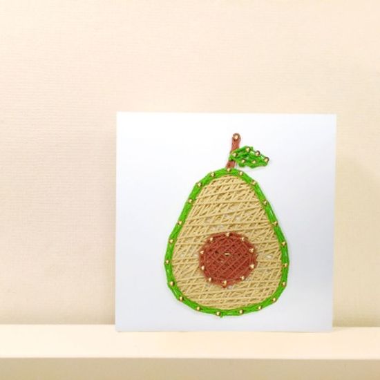 꼬마 아보카도 스트링아트 만들기 패키지 DIY