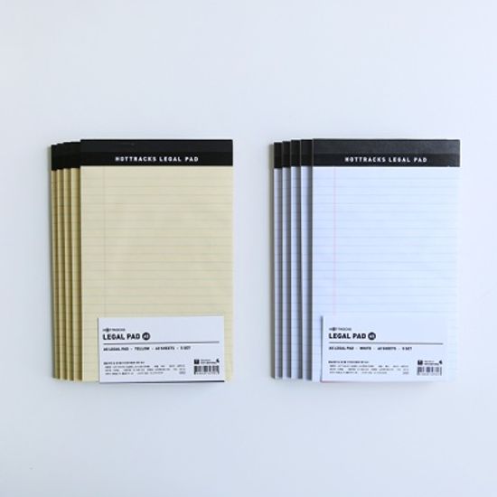 핫트랙스 리갈패드 A5 5입