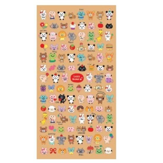 마인드웨이브 쁘띠 스티커 럭키애니멀(st193)