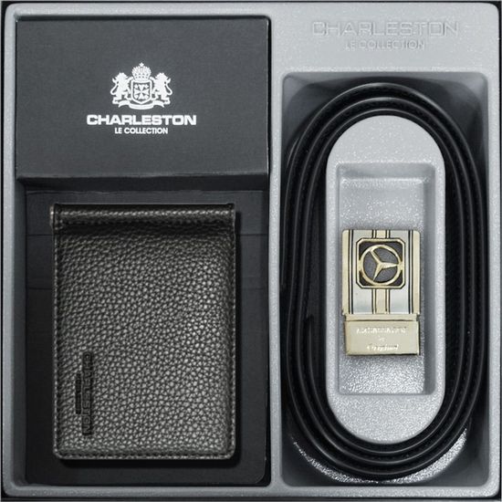 소가죽 지갑벨트 세트 브랜드 선물세트(WBC1EAE)