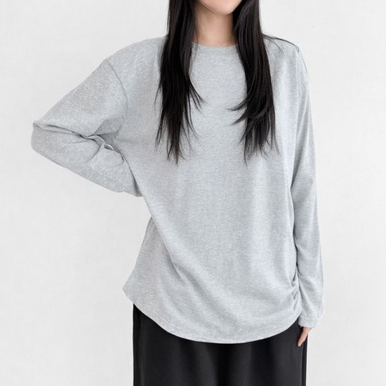 [1+1] 베이직 오버핏 무지 티셔츠 3color